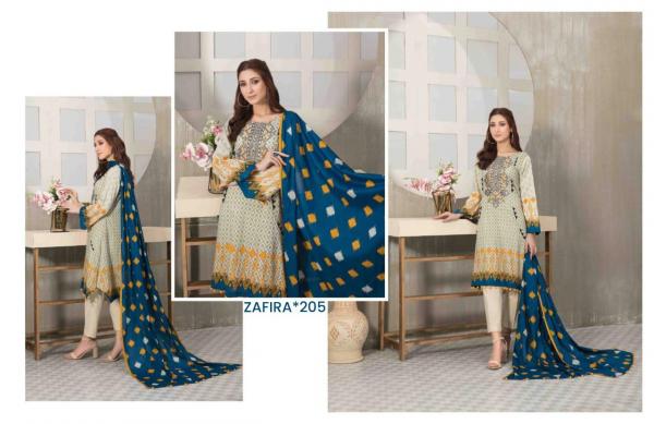 Zafira Vol 2 Heavy Lawn Karachi Cotton Dress Material Collection